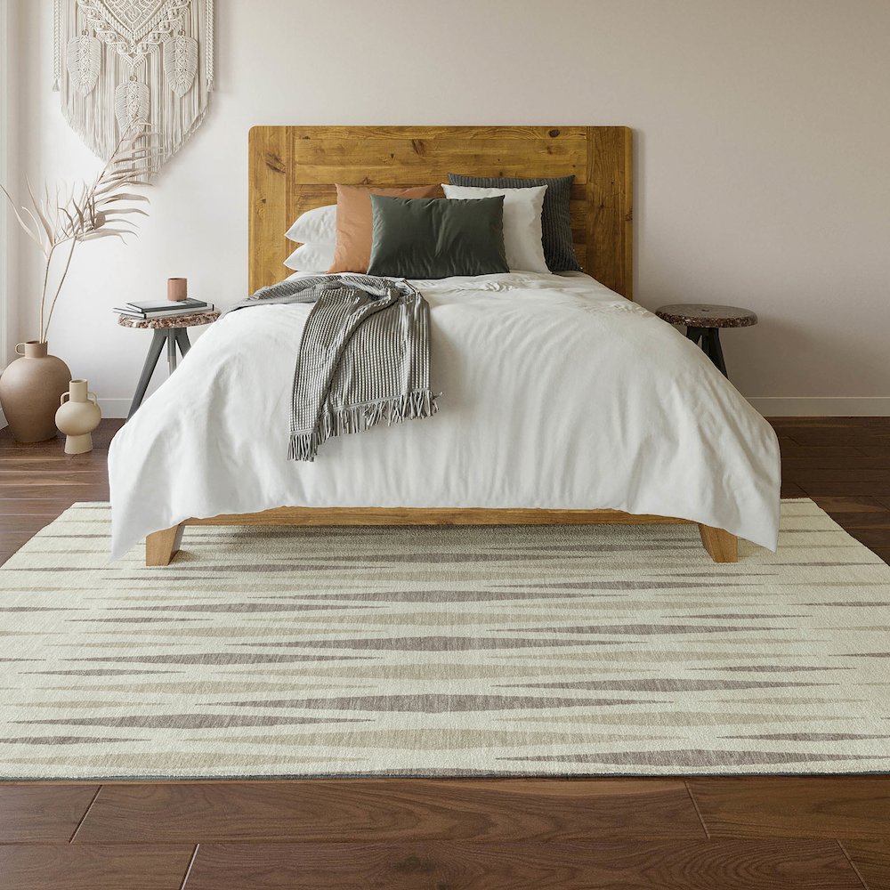 Premium Machine Washable Mayfield AMF881 Ivory 2'6" x 3'10" Rug