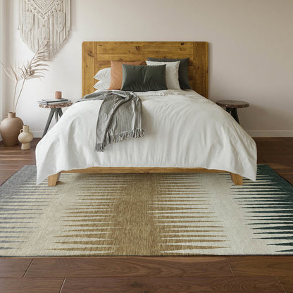 Premium Machine Washable Mayfield AMF886 Charcoal 2'6" x 3'10" Rug