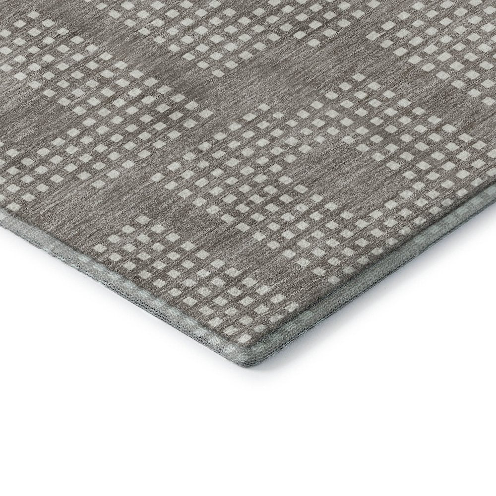 Premium Machine Washable Mayfield AMF890 Taupe 1'8" x 2'6" Rug