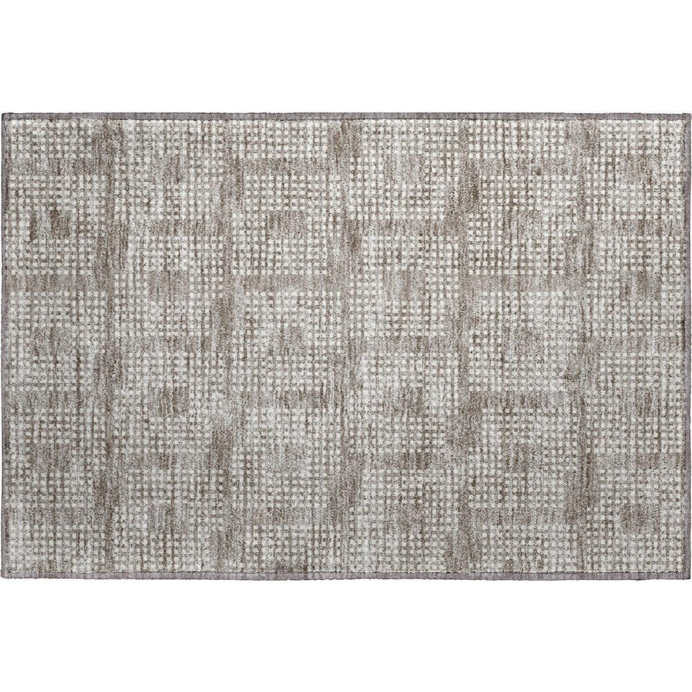 Premium Machine Washable Mayfield AMF890 Taupe 1'8" x 2'6" Rug