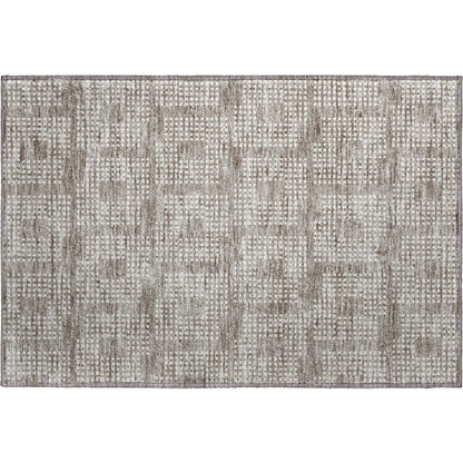Premium Machine Washable Mayfield AMF890 Taupe 1'8" x 2'6" Rug