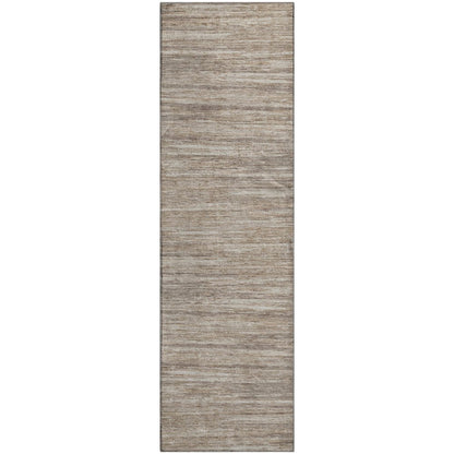 Premium Machine Washable Mayfield AMF896 Taupe 2'3" x 7'6" Runner Rug