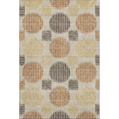 Premium Machine Washable Mayfield AMF900 Tan 2'6" x 3'10" Rug