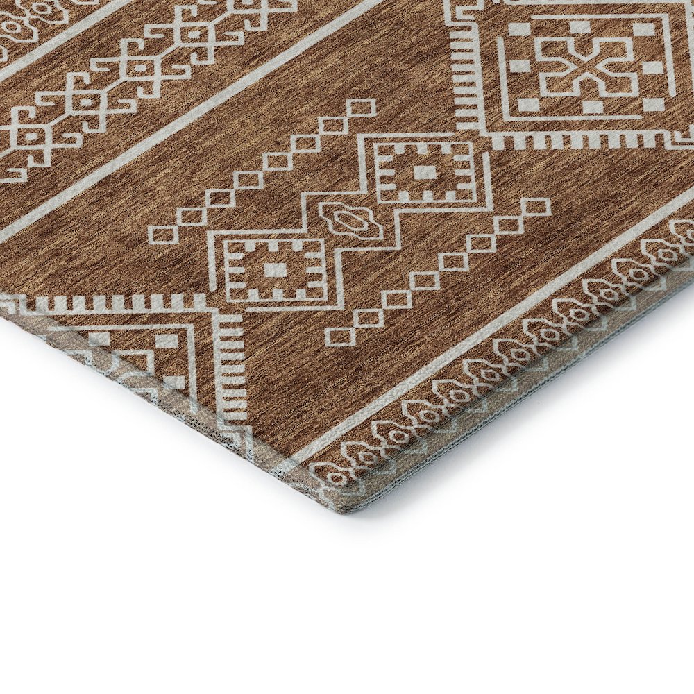 Premium Machine Washable Mayfield AMF901 Paprika 1'8" x 2'6" Rug