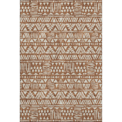 Premium Machine Washable Mayfield AMF907 Terracotta 2'6" x 3'10" Rug