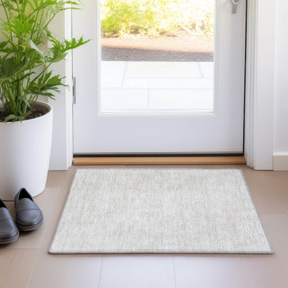 Premium Machine Washable Mayfield AMF912 Ivory 1'8" x 2'6" Rug