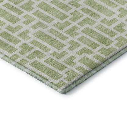 Premium Machine Washable Mayfield AMF916 Aloe 1'8" x 2'6" Rug