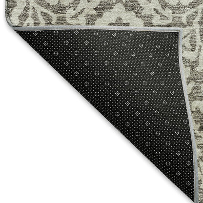 Premium Machine Washable Mayfield AMF920 Taupe 1'8" x 2'6" Rug