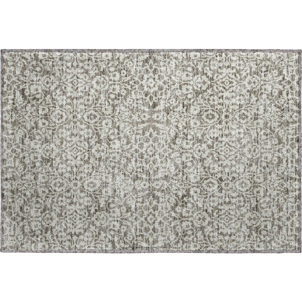 Premium Machine Washable Mayfield AMF920 Taupe 1'8" x 2'6" Rug