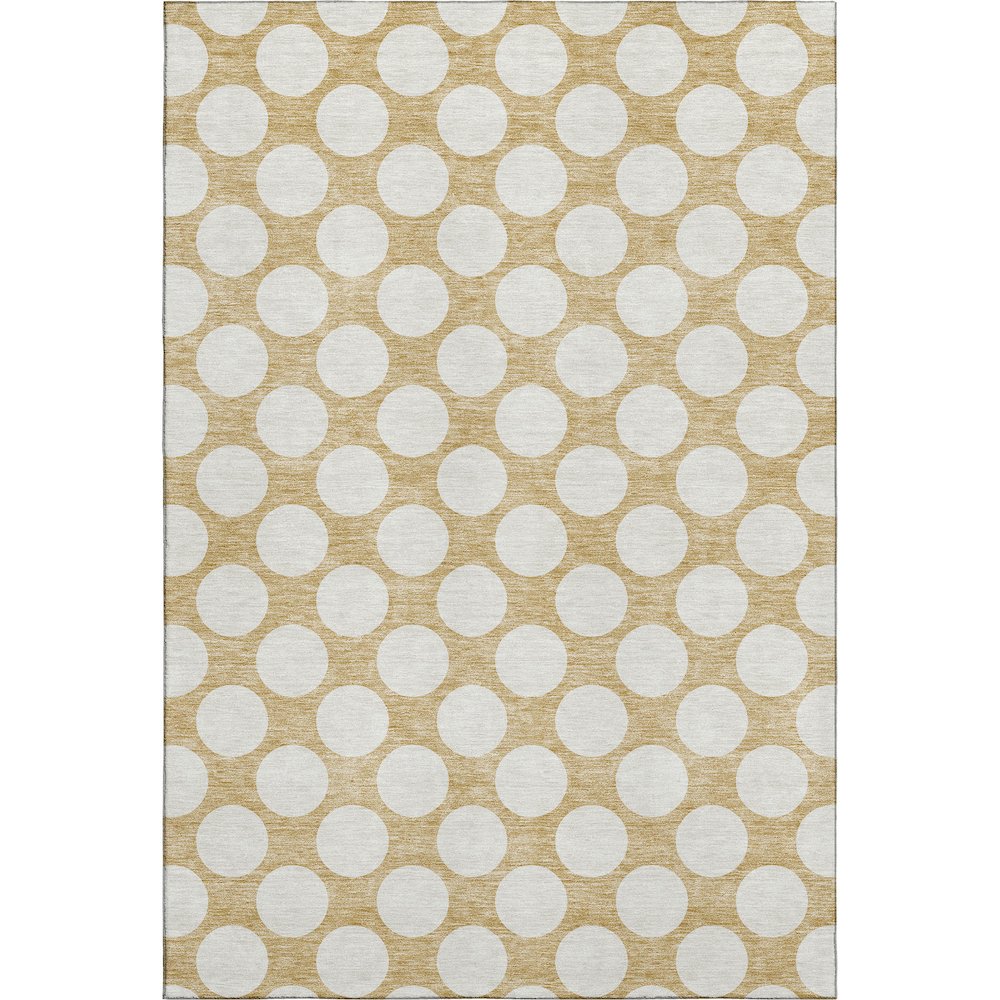 Premium Machine Washable Mayfield AMF921 Gold 2'6" x 3'10" Rug