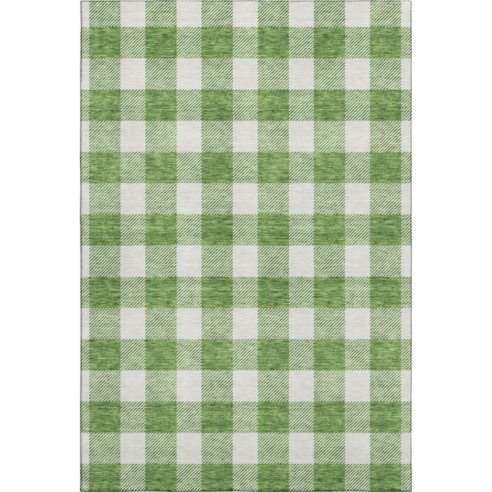 Premium Machine Washable Mayfield AMF923 Green 2'6" x 3'10" Rug