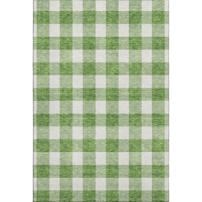 Premium Machine Washable Mayfield AMF923 Green 2'6" x 3'10" Rug