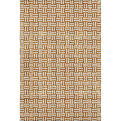 Premium Machine Washable Mayfield AMF925 Terracotta 2'6" x 3'10" Rug