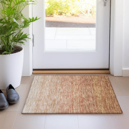 Premium Machine Washable Mayfield AMF928 Paprika 1'8" x 2'6" Rug