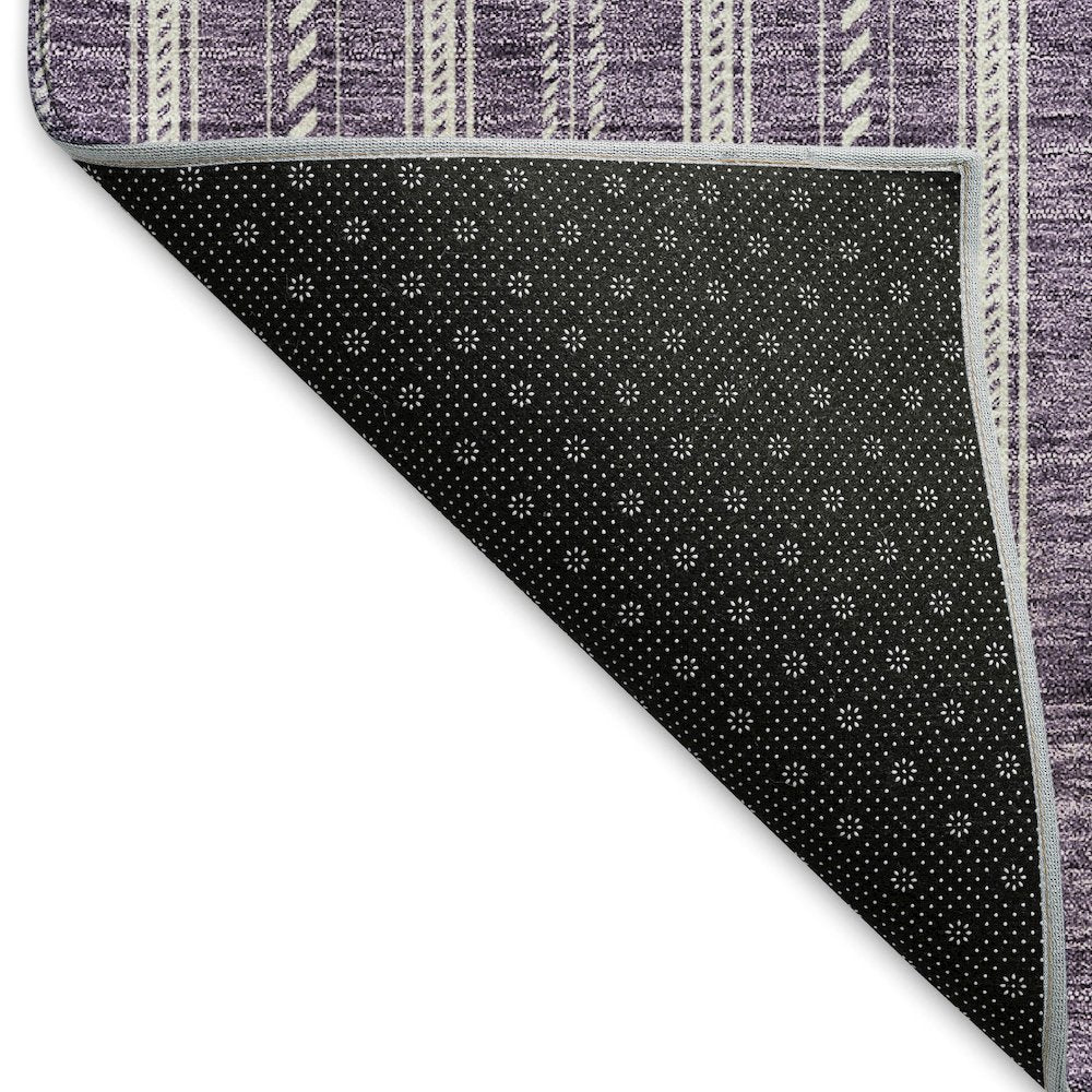 Premium Machine Washable Mayfield AMF929 Purple 1'8" x 2'6" Rug