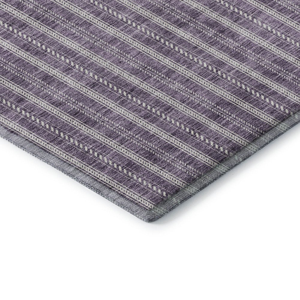 Premium Machine Washable Mayfield AMF929 Purple 1'8" x 2'6" Rug