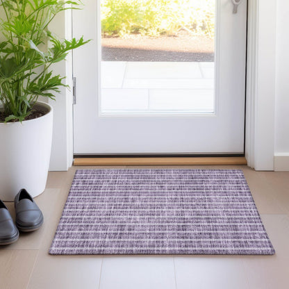 Premium Machine Washable Mayfield AMF929 Purple 1'8" x 2'6" Rug