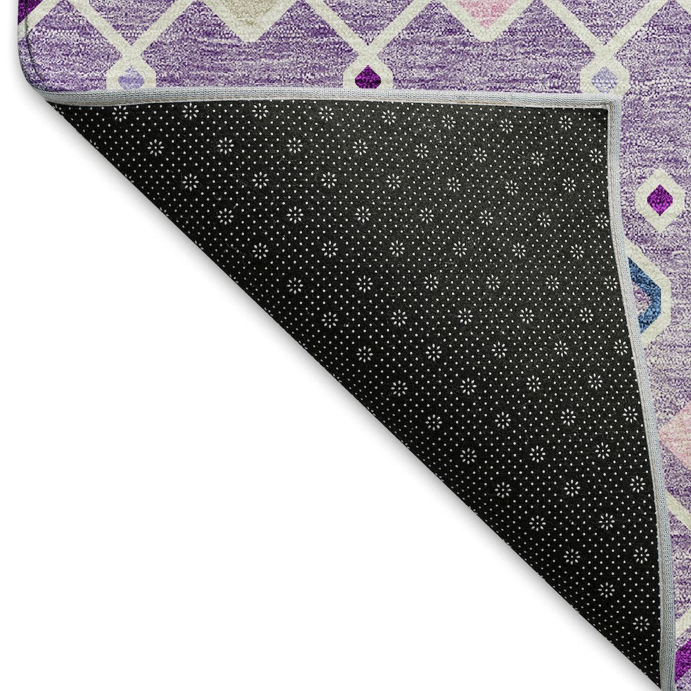Premium Machine Washable Mayfield AMF938 Lavender 1'8" x 2'6" Rug