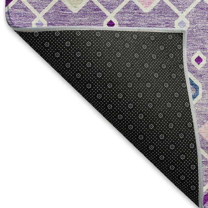 Premium Machine Washable Mayfield AMF938 Lavender 1'8" x 2'6" Rug