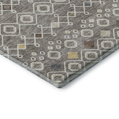 Premium Machine Washable Mayfield AMF938 Taupe 1'8" x 2'6" Rug