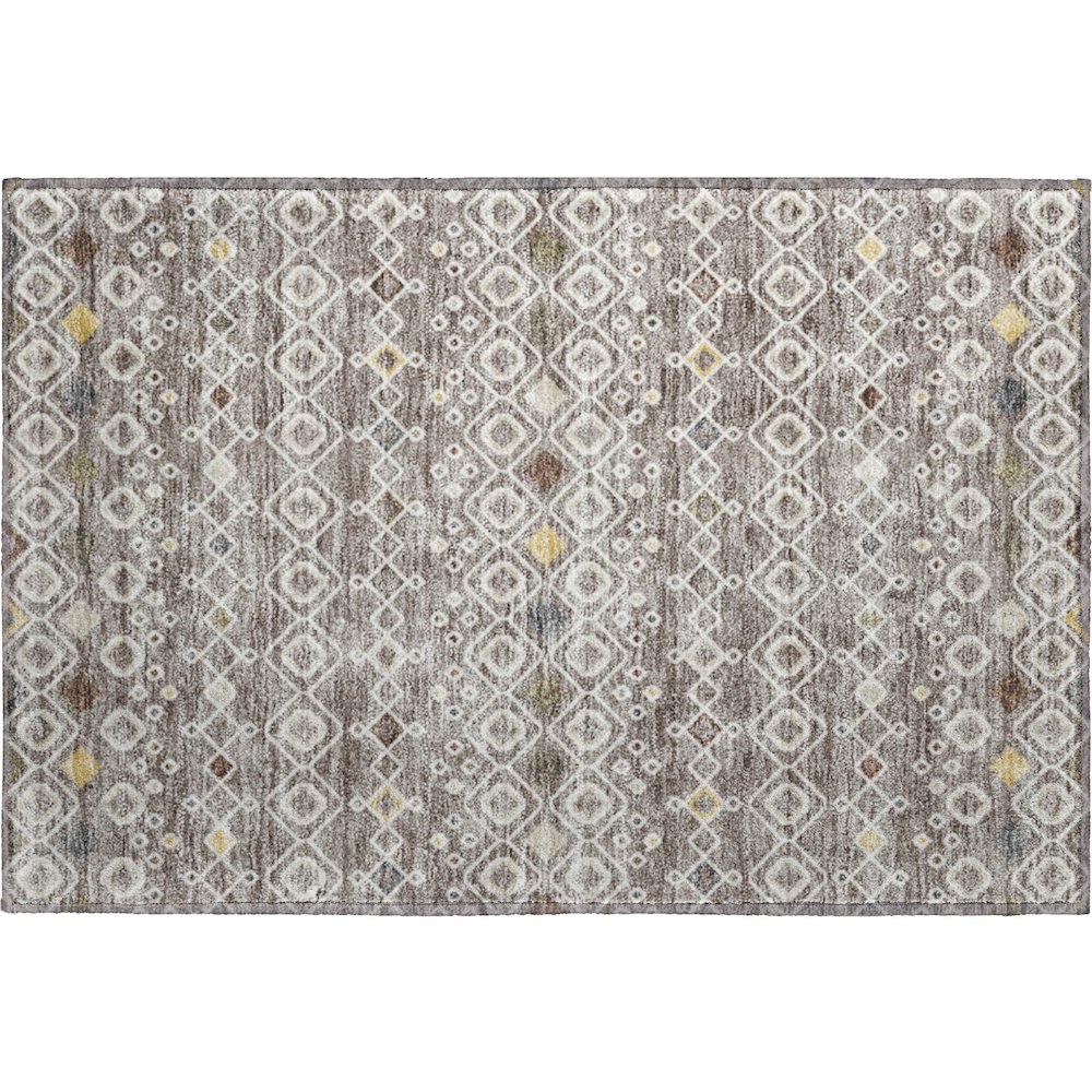 Premium Machine Washable Mayfield AMF938 Taupe 1'8" x 2'6" Rug