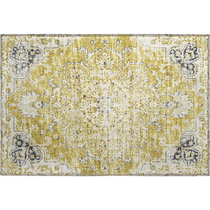 Premium Machine Washable Mayfield  Gilded 1'8" x 2'6" Rug