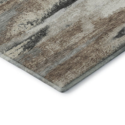 Premium Machine Washable Mayfield AMF942 Taupe 1'8" x 2'6" Rug