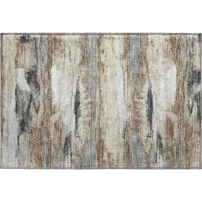 Premium Machine Washable Mayfield AMF942 Taupe 1'8" x 2'6" Rug