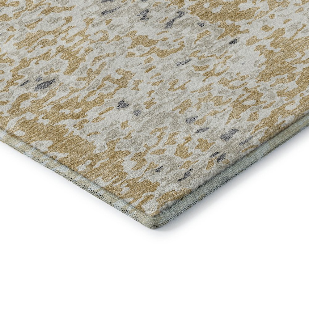 Premium Machine Washable Mayfield AMF944 Gold 1'8" x 2'6" Rug