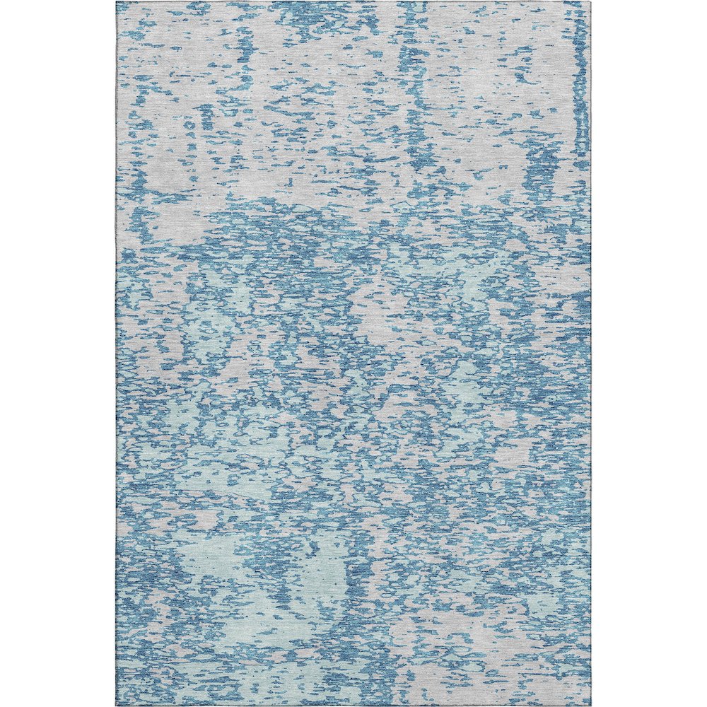 Premium Machine Washable Mayfield AMF946 Teal 2'6" x 3'10" Rug