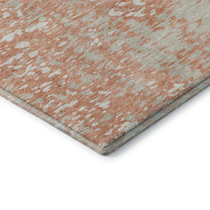 Premium Machine Washable Mayfield AMF949 Coral 1'8" x 2'6" Rug