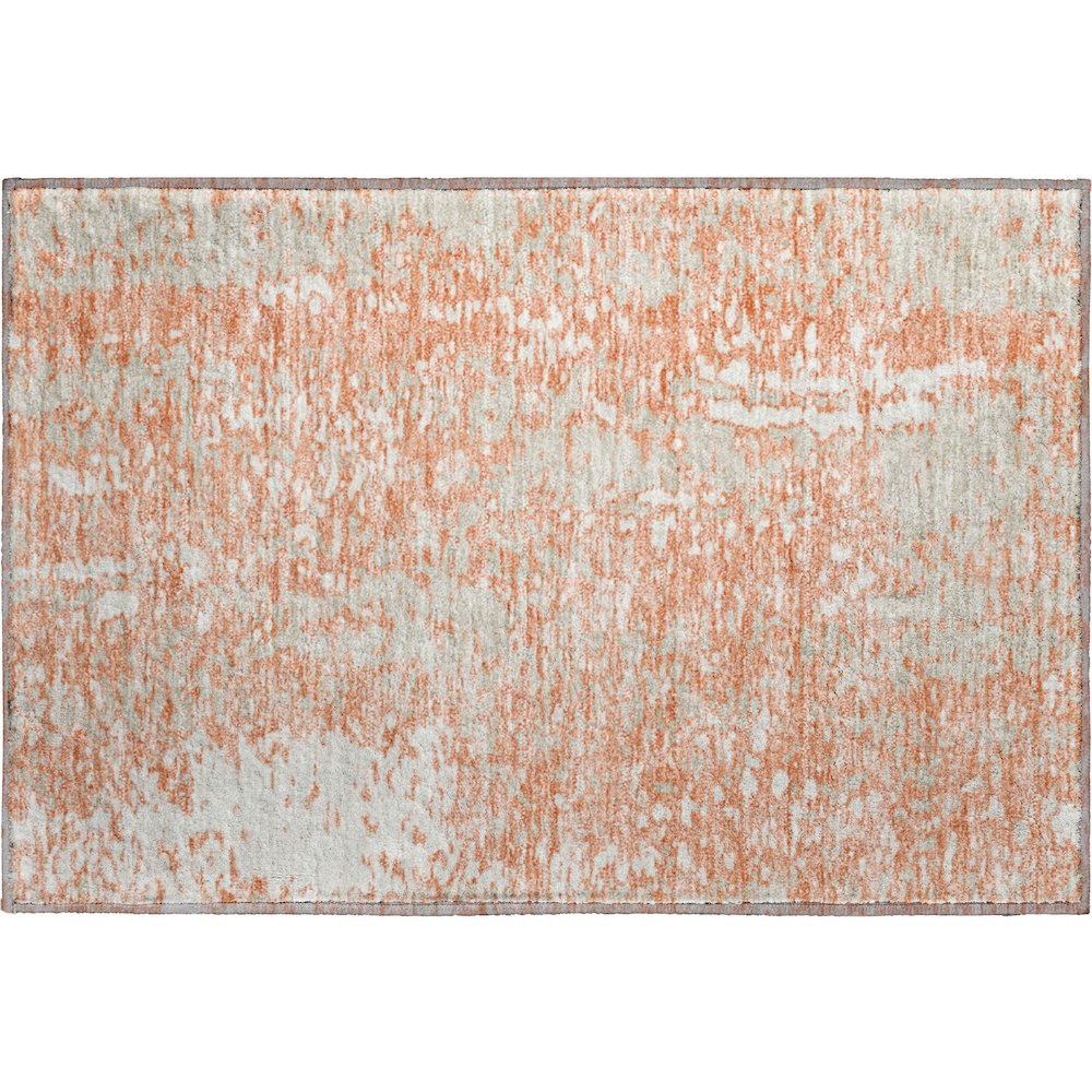 Premium Machine Washable Mayfield AMF949 Coral 1'8" x 2'6" Rug