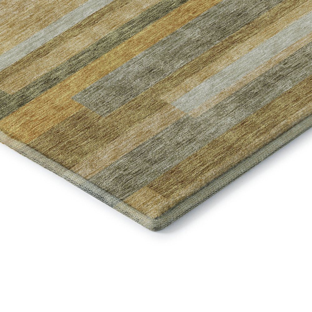 Premium Machine Washable Mayfield AMF956 Honey 1'8" x 2'6" Rug