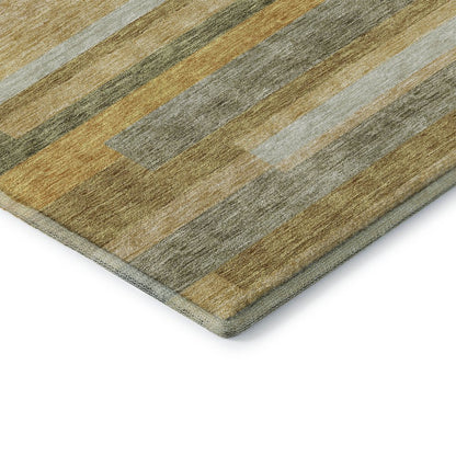 Premium Machine Washable Mayfield AMF956 Honey 1'8" x 2'6" Rug