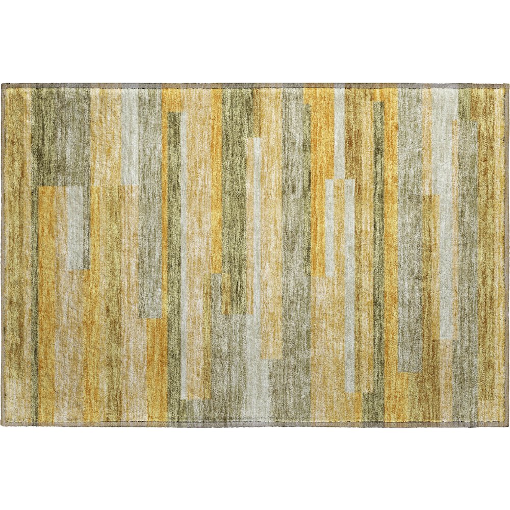 Premium Machine Washable Mayfield AMF956 Honey 1'8" x 2'6" Rug