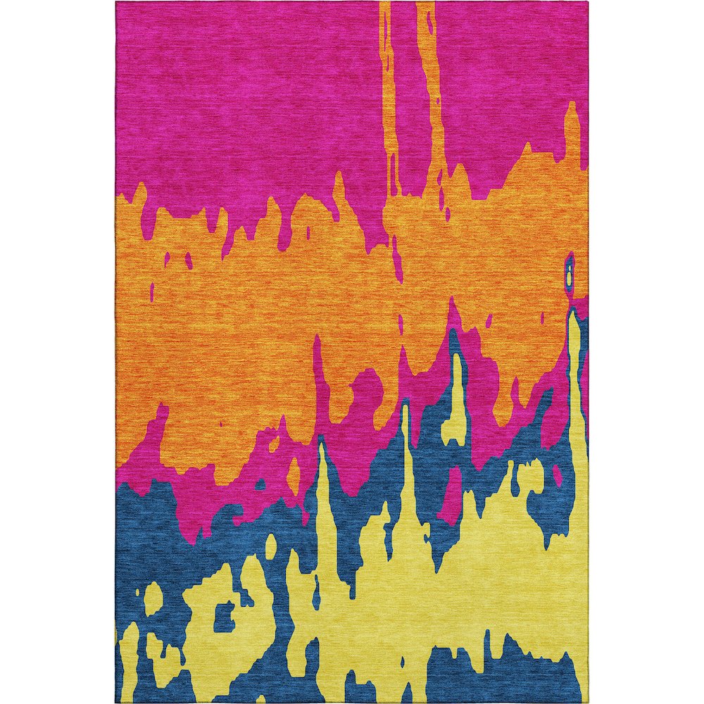 Premium Machine Washable Mayfield AMF961 Pink 2'6" x 3'10" Rug
