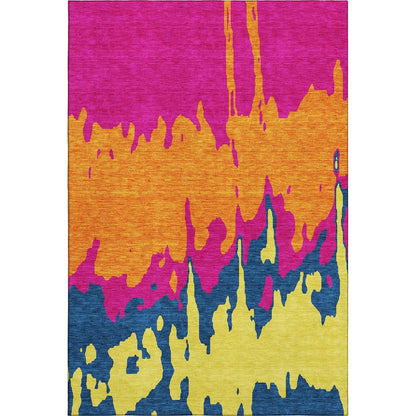 Premium Machine Washable Mayfield AMF961 Pink 2'6" x 3'10" Rug