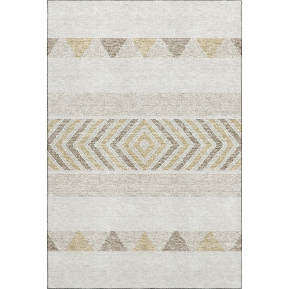 Premium Machine Washable Mayfield AMF965 Ivory 2'6" x 3'10" Rug