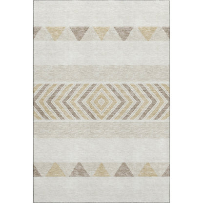 Premium Machine Washable Mayfield AMF965 Ivory 2'6" x 3'10" Rug