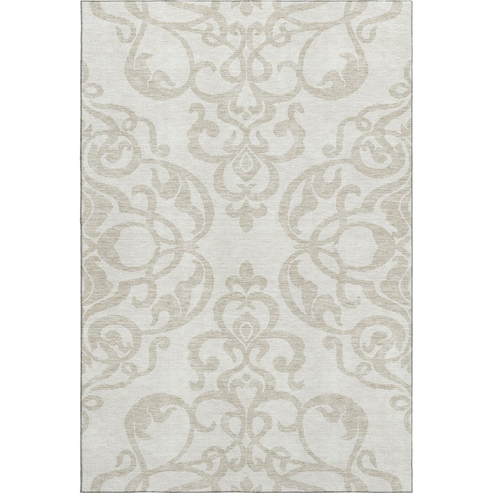Premium Machine Washable Mayfield AMF973 Ivory 2'6" x 3'10" Rug