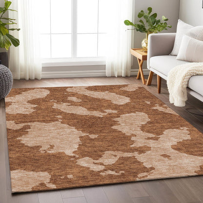 Premium Machine Washable Mayfield AMF975 Terracotta 2'6" x 3'10" Rug