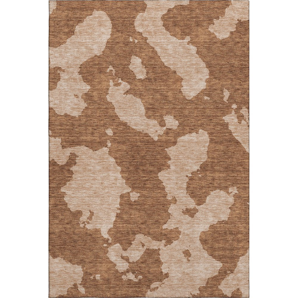 Premium Machine Washable Mayfield AMF975 Terracotta 2'6" x 3'10" Rug