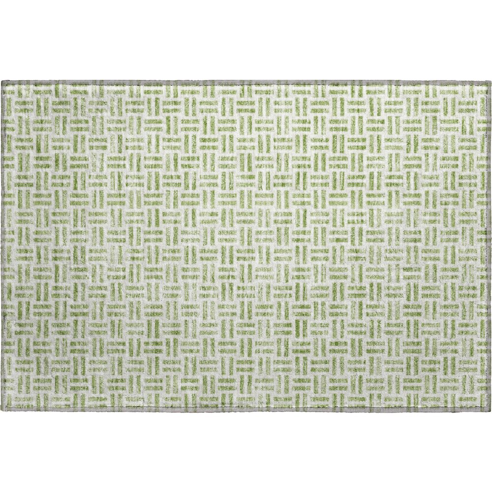 Premium Machine Washable Mayfield AMF978 Aloe 1'8" x 2'6" Rug