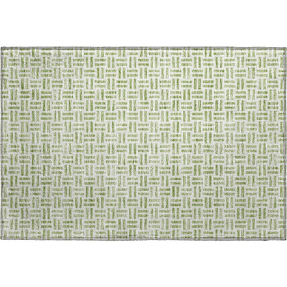 Premium Machine Washable Mayfield AMF978 Aloe 1'8" x 2'6" Rug