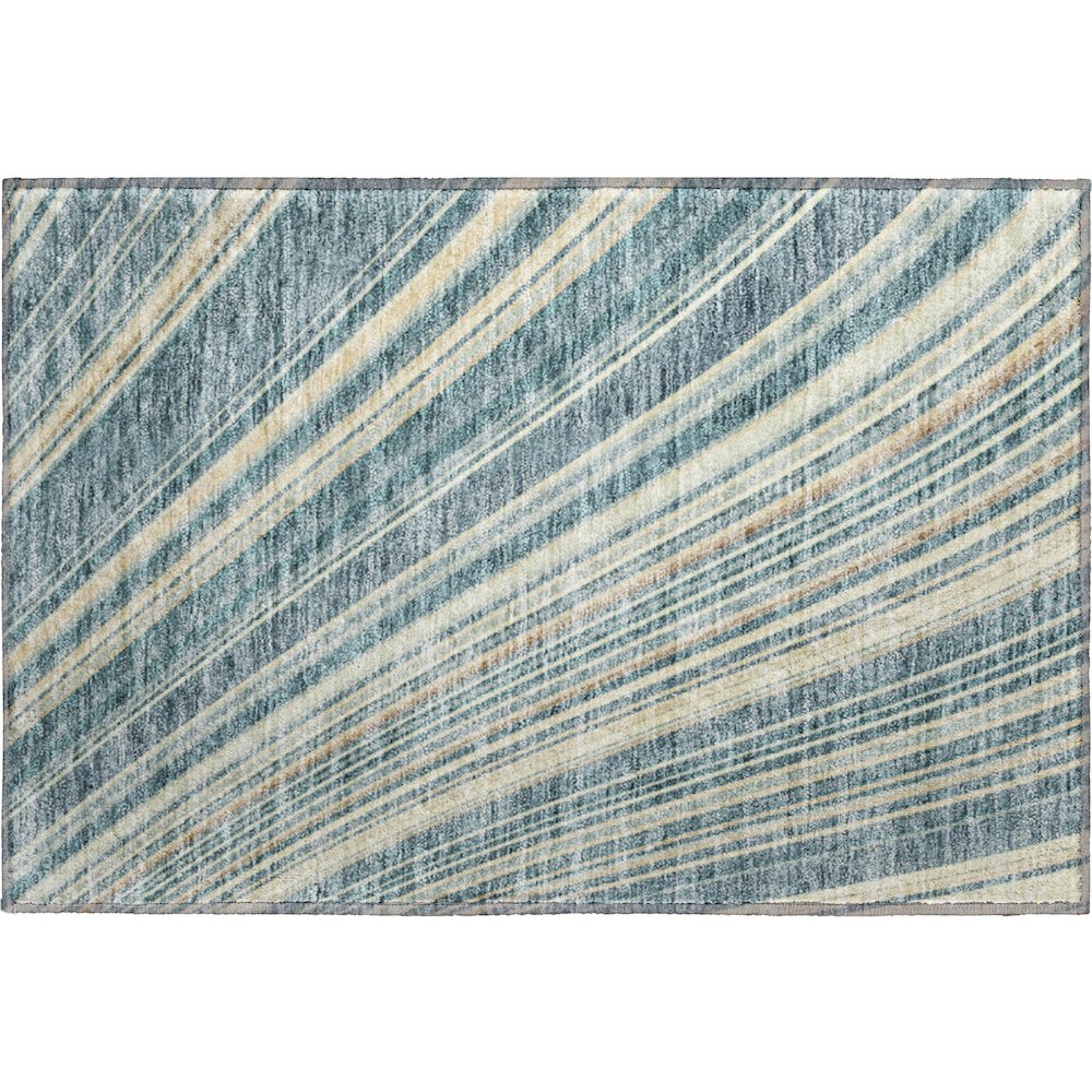 Premium Machine Washable Mayfield AMF981 Sky 1'8" x 2'6" Rug