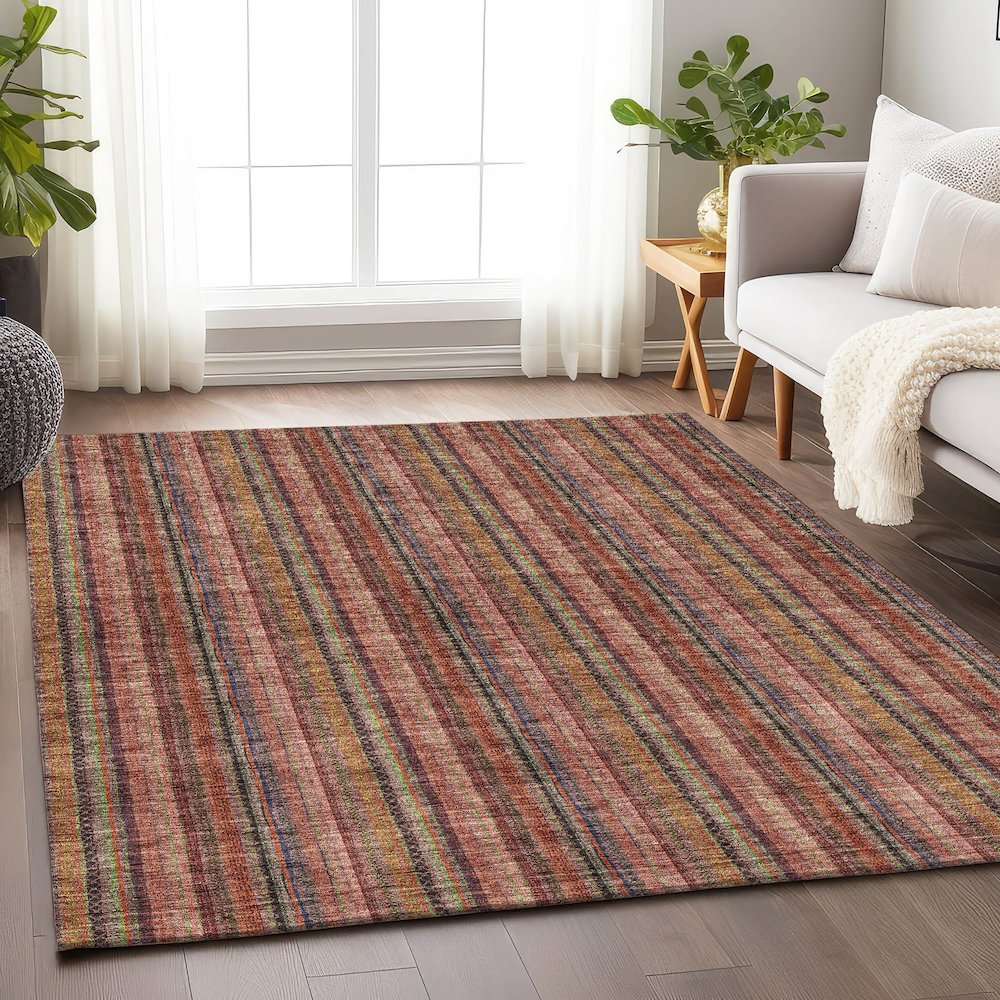 Premium Machine Washable Mayfield AMF982 Blush 2'6" x 3'10" Rug