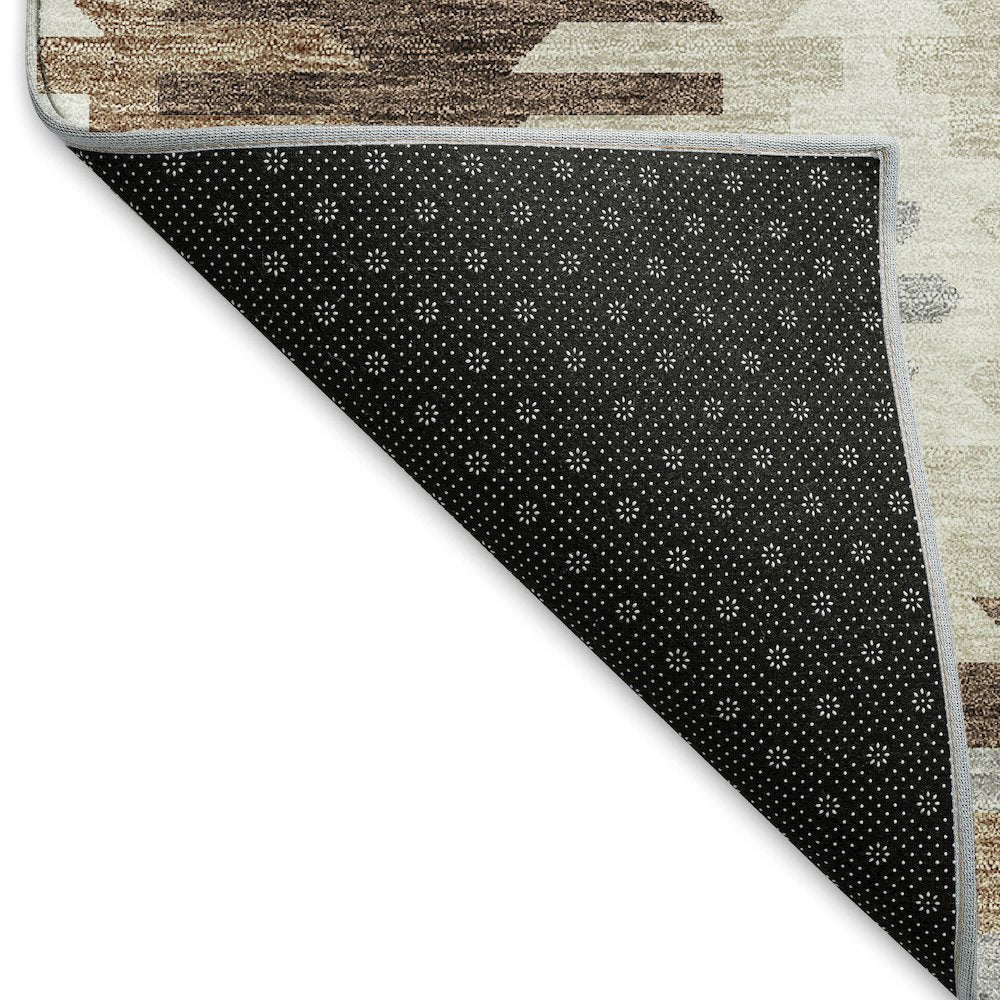 Premium Machine Washable Mayfield AMF983 Brown 1'8" x 2'6" Rug
