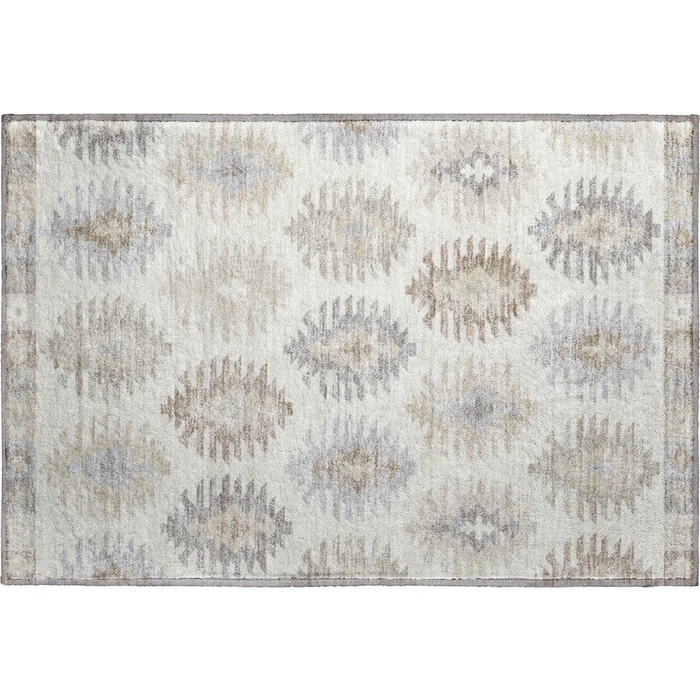 Premium Machine Washable Mayfield AMF983 Ivory 1'8" x 2'6" Rug