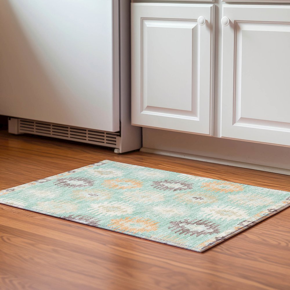 Premium Machine Washable Mayfield AMF983 Mint 1'8" x 2'6" Rug
