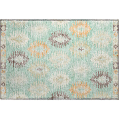 Premium Machine Washable Mayfield AMF983 Mint 1'8" x 2'6" Rug